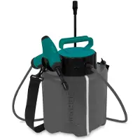 Vonroc Spruzzatore a pressione 5L - 4V | Incl. 2 lance e cavo di ricarica USB