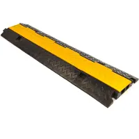 HBM Ponticello per cavi / canalina per cavi da 100 cm con aletta e 2 canali