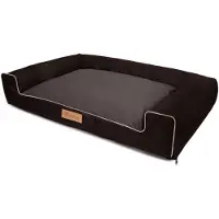 Dogeste Letto grande per cani divano per cani cuscino per cani cestino lavabile - colore marrone - tappetino per cani misura XXL - 118x78 cm