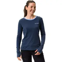 Vaude Women's Sveit L/S Shirt II Maglia a manica lunga Donna (36, blu)