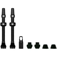 Muc-Off Tubeless Valve Kit V2 Universal For MTB & Road Valvola per bicicletta (44 mm, nero)