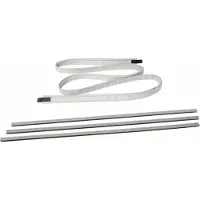 Outwell Dual Beading Connect Set 7-7+5 mm Estensione per tenda (One Size, grigio)