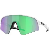 Oakley - Occhiali da sole - Sutro Lite Sweep Matte White Prizm Road Jade - Bianco