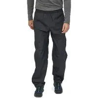 Patagonia - Pantaloni impermeabili e traspiranti - M's Torrentshell 3L Rain Pants - Reg Black per Uomo in Nylon - Taglia S - Nero