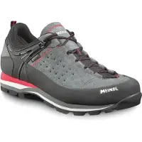 Meindl - Scarpe da avvicinamento - Literock GTX Granito/Rosso per Uomo - Taglia 42,5 - Grigio