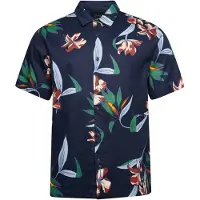 Superdry per uomo. M4010620A Camicia hawaiana a maniche corte blu scuro (XL), Casual, Modal, Manica corta, Navy