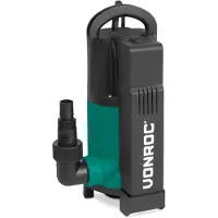 Vonroc Pompa sommersa 750W - 14000 l/h - galleggiante integrato | Acqua contaminata e pulita