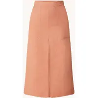 Reiss Axelle Linen Midi Skirt — Rust Taglia: 8 | Minigonne Outlet | Donna | Bianco