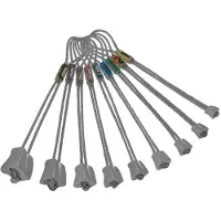 Rock Empire Alu Nuts Set Blocco da incastro Größe 1-9