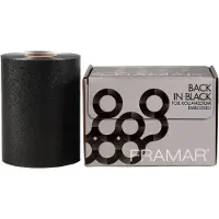 Framar embossed roll aluminium black 12,7 cm x 100,58 mt