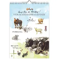 Merkloos Calendario dei compleanni A4 della fattoria