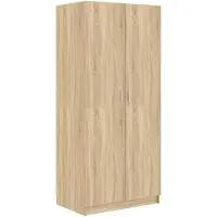 vidaXL Armadio rovere Sonoma 80x52x180 cm materiale a base di legno
