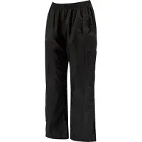 Regatta Kid's Pack-It Overtrousers Pantaloni antipioggia Bambini (15-16 Years, nero)