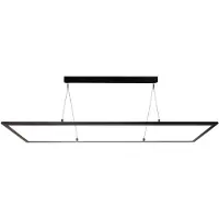 Deko-light LED a sospensione 3422, angolare, dip-switch, nero