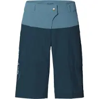 Vaude Women's Qimsa Shorts Pantaloni da ciclismo Donna (38, blu)