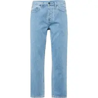 Carhartt WIP - Jeans casual in cotone biologico - Newel Pant Denim Blue Stone Bleached per Uomo in Cotone - Taglia 28 US