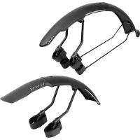 Topeak TetraFender G1 & G2 Fender Set Parafango (One Size, nero)