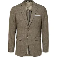 Selected Giacca A Petto Unico Uomini Marrone 94
