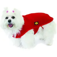 Fashion Dog Cappotto in pile per cani - Rosso - 27 cm