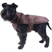 Fashion Dog Cappotto per cani con fodera in Pelliccia sintetica - Marrone - 36 cm