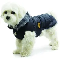 Fashion Dog Cappotto trapuntato per cani - nero - 55 cm