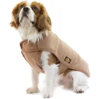 Fashion Dog Cappotto in pile per cani - Cammello/Beige - 39 cm