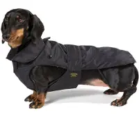 Fashion Dog Cappotto per cani speciale per bassotti - nero - 39 cm