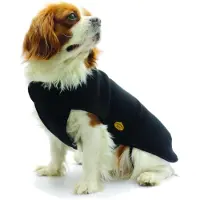 Fashion Dog Cappotto in pile per cani - Nero - 70 cm
