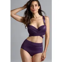 Marlies Dekkers Cache Coeur Deep Purple Plunge Balcony Bikini Top Taglia: 70D | Bikini Outlet | Donna | Viola