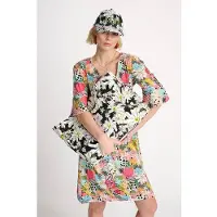 Pom Amsterdam Dress - Liv Tropical Bouquet Taglia: 36 | Abiti Mini Outlet | Donna