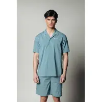 Colourful Rebel Ezra Future Short Sleeve Shirt Grey Army Taglia: L | Camicie Casual Outlet | Uomo | Grigio