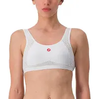 Castelli Women's Rosso Corsa Bra Maglietta tecnica ciclismo Donna (S, bianco/grigio)