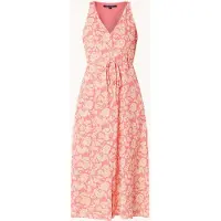 French Connection Cosette Verona Crepe Red Taglia: 8 | Abiti Midi Outlet | Donna | Rosso