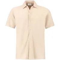 Shiwi Alec Shortsleeve Shirt Beach Beige Taglia: S | Camicie Casual Outlet | Uomo | Marrone