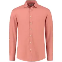 Shiwi Lucas Linen Shirt Brick Dust Pink Taglia: L | Camicie Casual Outlet | Uomo | Bianco