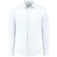 Shiwi Shawn Seersucker Shirt Light Sky Blue Taglia: XXL | Camicie Casual Outlet | Uomo | Blu
