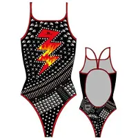 Turbo Costume Da Bagno Con Spalline Sottili Heavy Rock