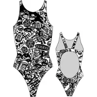 Turbo Costume Da Bagno Stickers Pro Resist