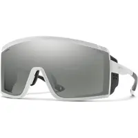Smith Pursuit Mirror S3 (VLT 12%) + S0 (VLT 89%) Occhiali da ghiacciaio nero/bianco