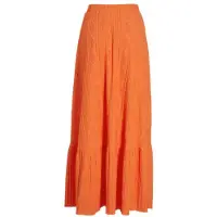 Colourful Rebel Yui Broderie Maxi Skirt Bright Orange Taglia: XS | Maxi gonne Outlet | Donna | Arancione