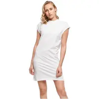 Build Your Brand Vestito Corto A Maniche Corte Turtle Extended Shoulder