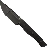 Bestech Heidi Blacksmith #2 Hollow Compound Grind, Black Stonewashed, Carbon Fiber BFK04B coltello fisso