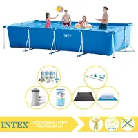 Intex Piscina fuori terra rettangolare - 450x220x84 cm - 7 pezzi - Modello S30292