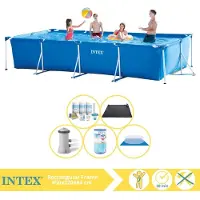 Intex Piscina fuori terra rettangolare - 450x220x84 cm - composta da 6 elementi - modello S30298