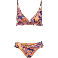 Shiwi Romy Ruffle Bikini Set Woodstock Wave Multi Color Taglia: 44 | Bikini Outlet | Donna