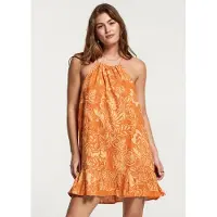 Shiwi Ladies Medellin Dress Artsy Leaves Fresh Apricot Orange Taglia: M | Abiti Mini Outlet | Donna | Arancia