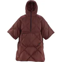 Therm-a-Rest Honcho Poncho Down Poncho (One Size, rosso)