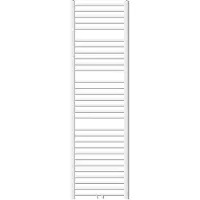 LuxeBath Radiatore da bagno Sahara 500x1800 mm Bianco diritto con attacco centrale Radiatore Scaldasalviette Asciugasalviette Radiatore per asciugamani senza elemento riscaldante