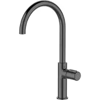 Kuchinox DomoDomo Miscelatore monocomando a U con bocca di erogazione Grafite Pretto