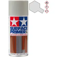 Tamiya Primer spray grigio chiaro - 180ml plastica + metallo primer spray 300087064